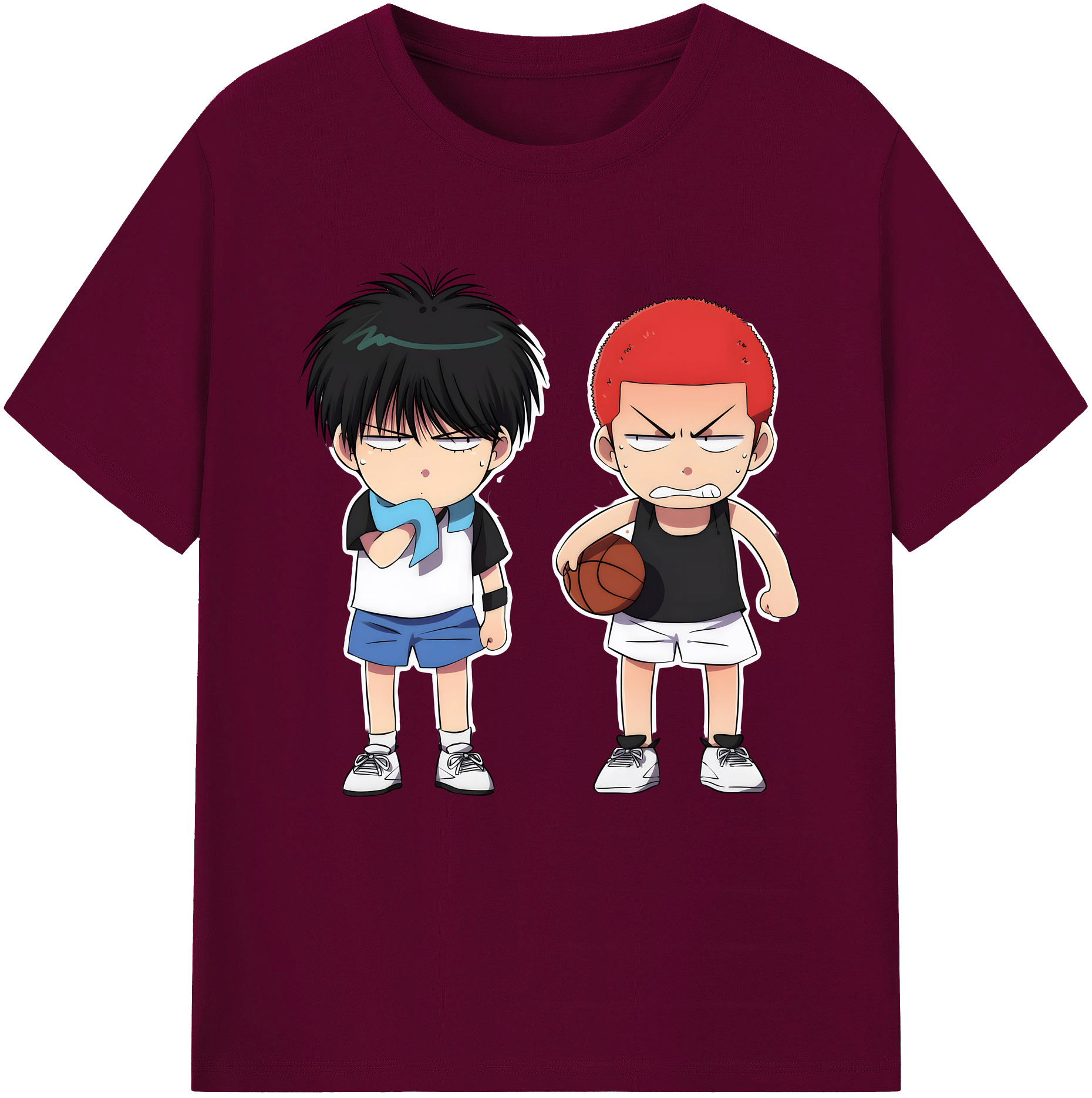 （画像用） SLAM DUNK／スラムダンク レディースカジュアルプリントTシャツ（綿100％）
